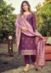 Picture of Purple Banarasi Jacquard Jacquard Woven with Swarovski Diamond Work Salwar Kameez