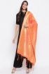 Picture of Orange Banarasi Silk Jacquard Woven Dupatt